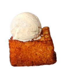 Torrija con helado